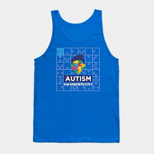 Autism Awareness Day - Go Blue for Autism Tank Top